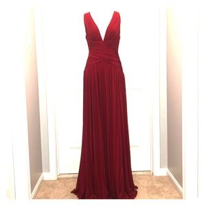 Beautiful burgundy formal gown
